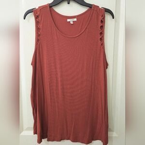 Maurices Women's Tank Top - Terracotta
